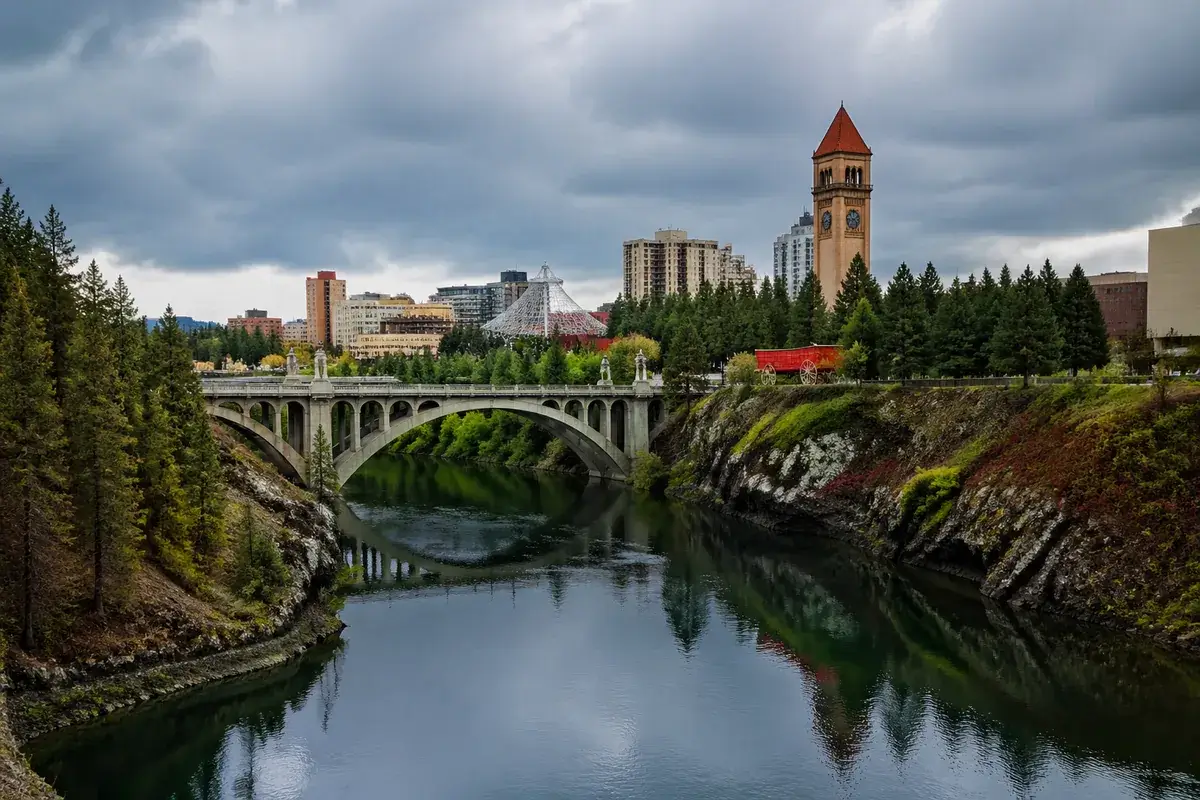 Spokane-02-cityscape in Spokane, Washington