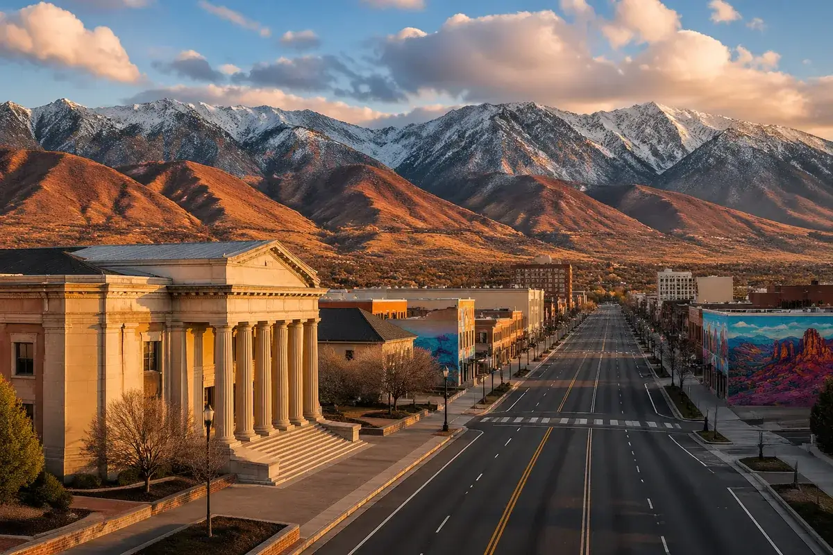 Springville-02-cityscape in Springville, Utah