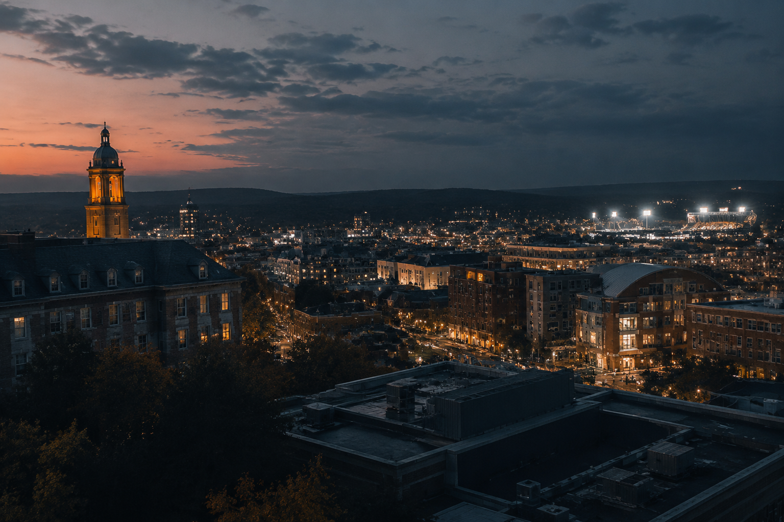 State College, Pennsylvania Night Scene — 3Cupid Cuckold Dating in State College, Pennsylvania