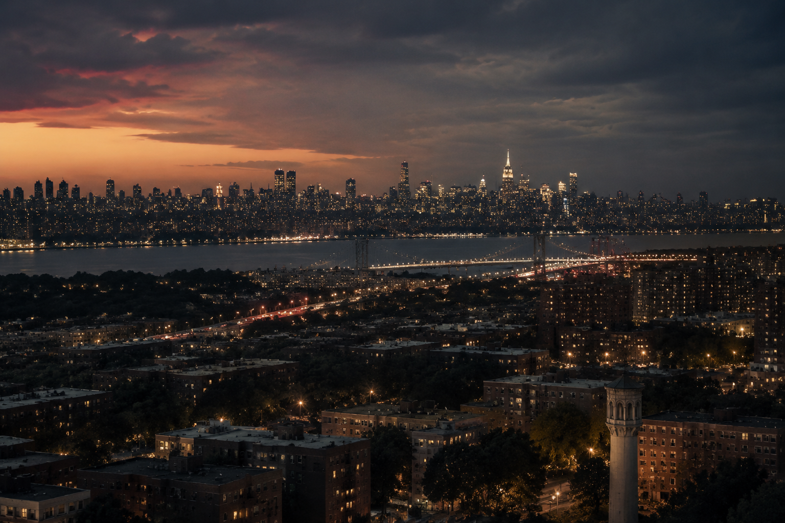 Staten Island, New York Night Scene — 3Cupid Cuckold Dating in Staten Island, New York