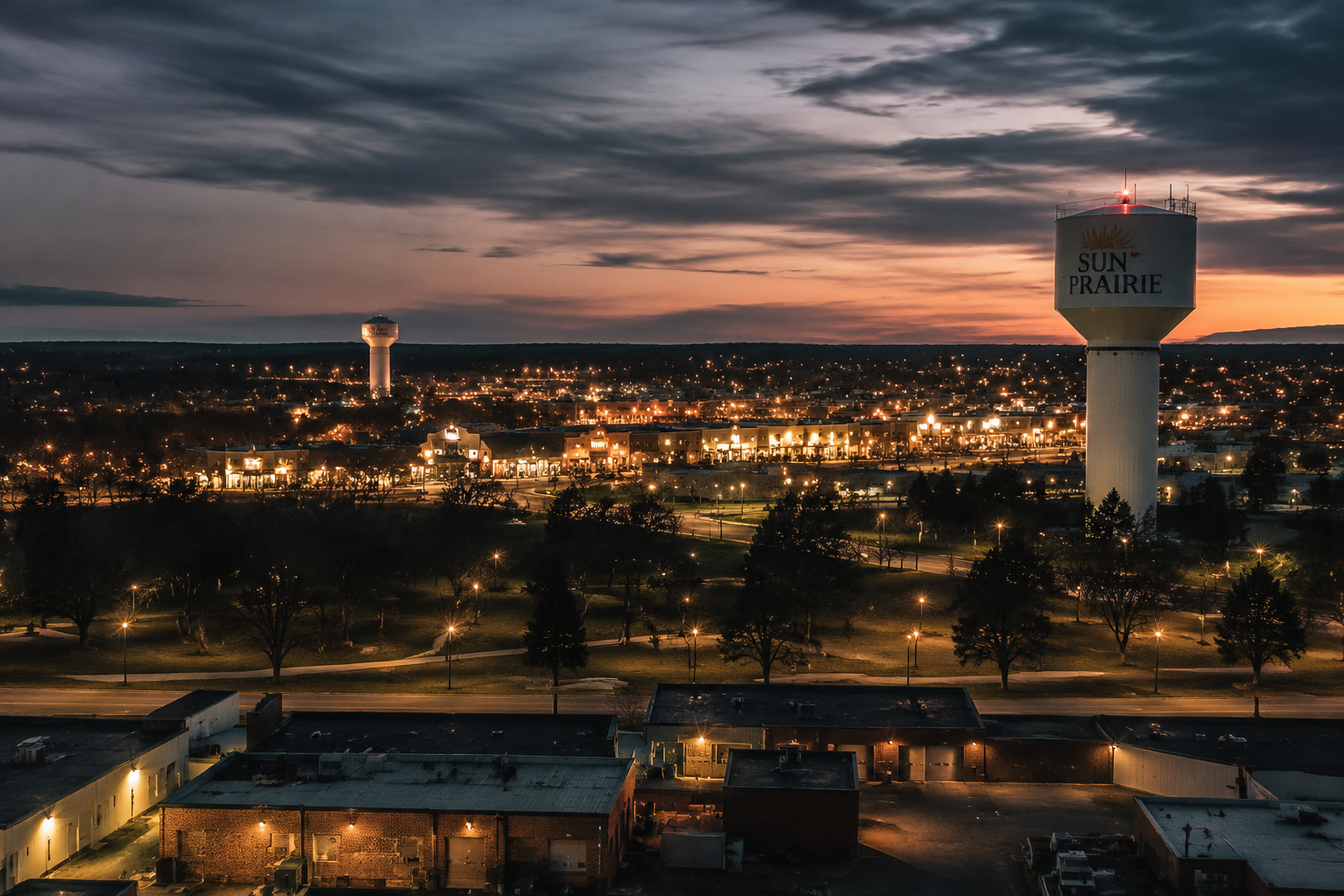 Sun Prairie, Wisconsin Night Scene — 3Cupid Cuckold Dating in Sun Prairie, Wisconsin
