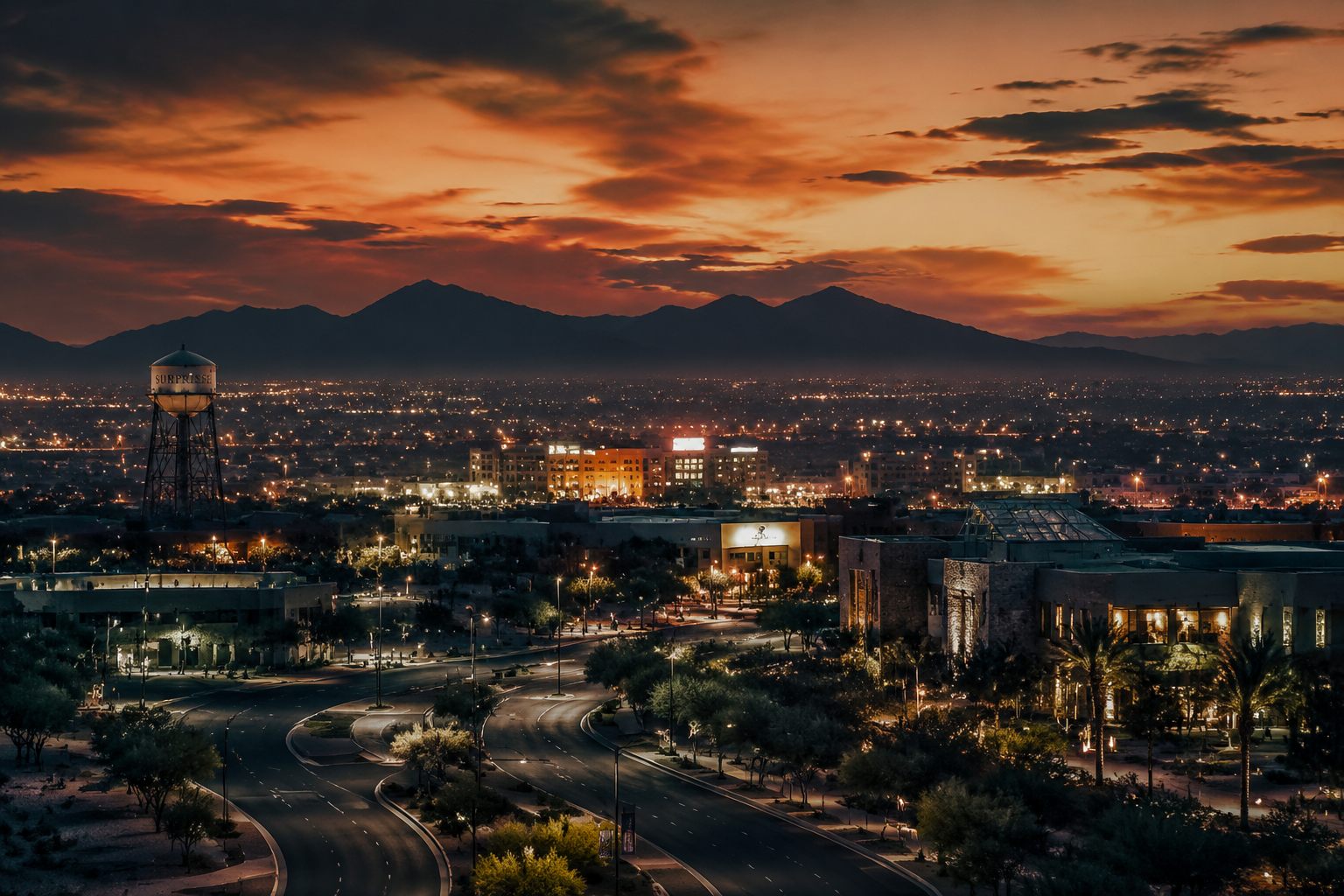 Surprise, Arizona Night Scene — 3Cupid Cuckold Dating in Surprise, Arizona