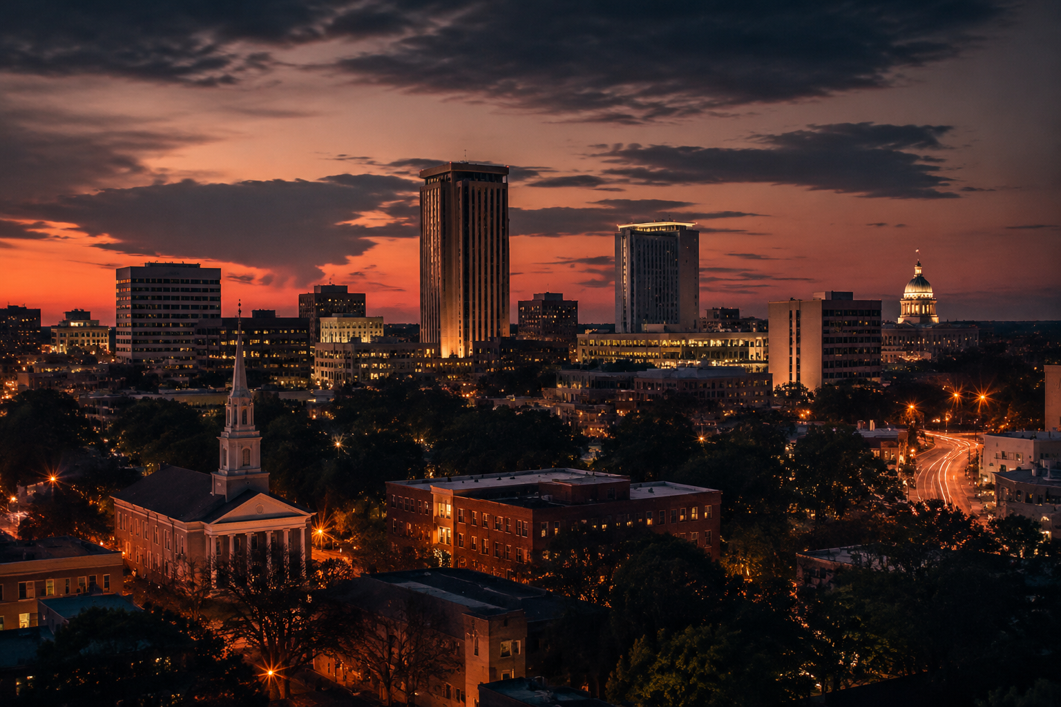 Tallahassee, Florida Night Scene — 3Cupid Cuckold Dating in Tallahassee, Florida