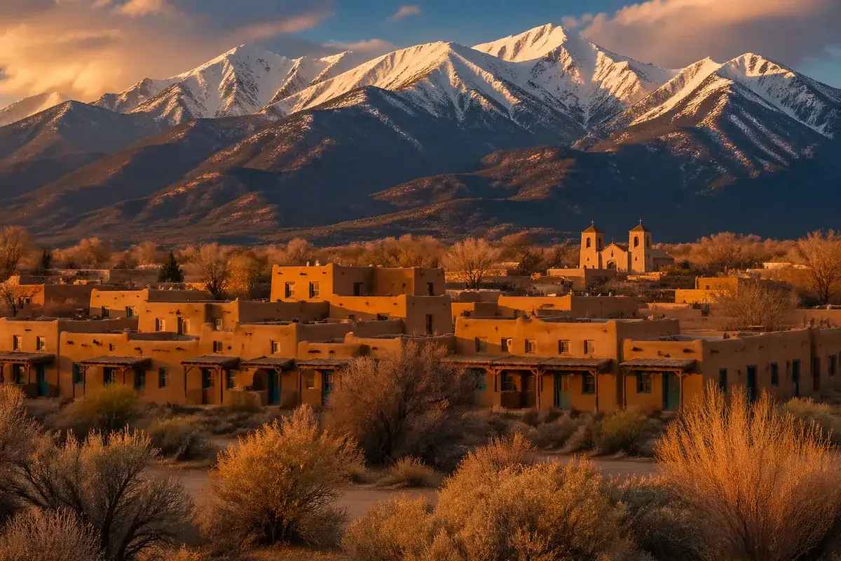 Taos-02-cityscape in Taos, New Mexico