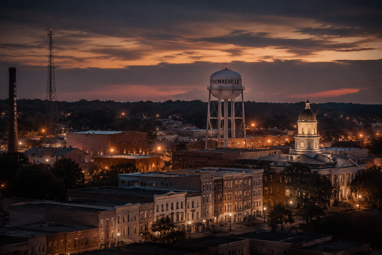 Thomasville, North Carolina Night Scene — 3Cupid Cuckold Dating in Thomasville, North Carolina
