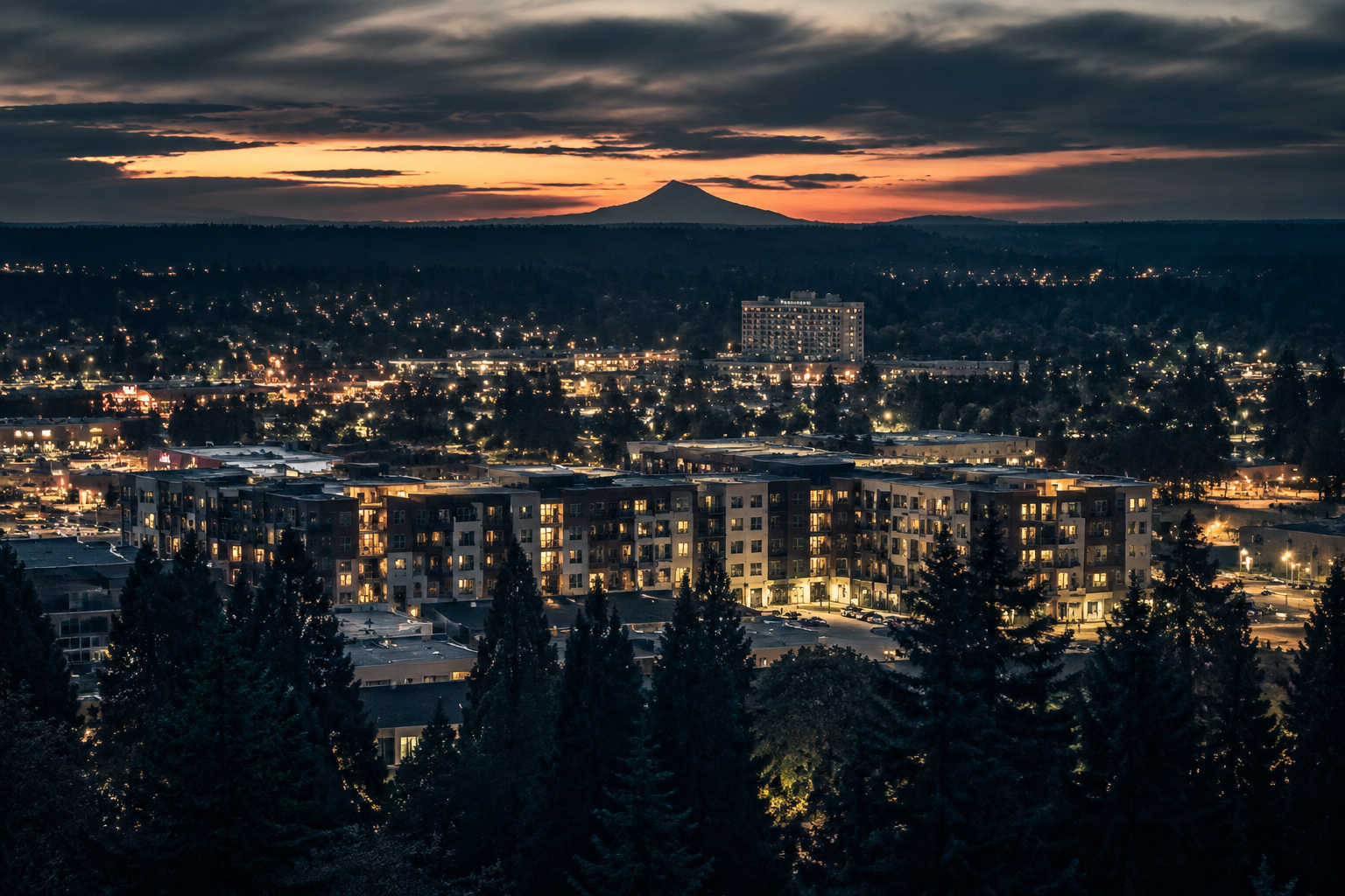 Tigard, Oregon Night Scene — 3Cupid Cuckold Dating in Tigard, Oregon