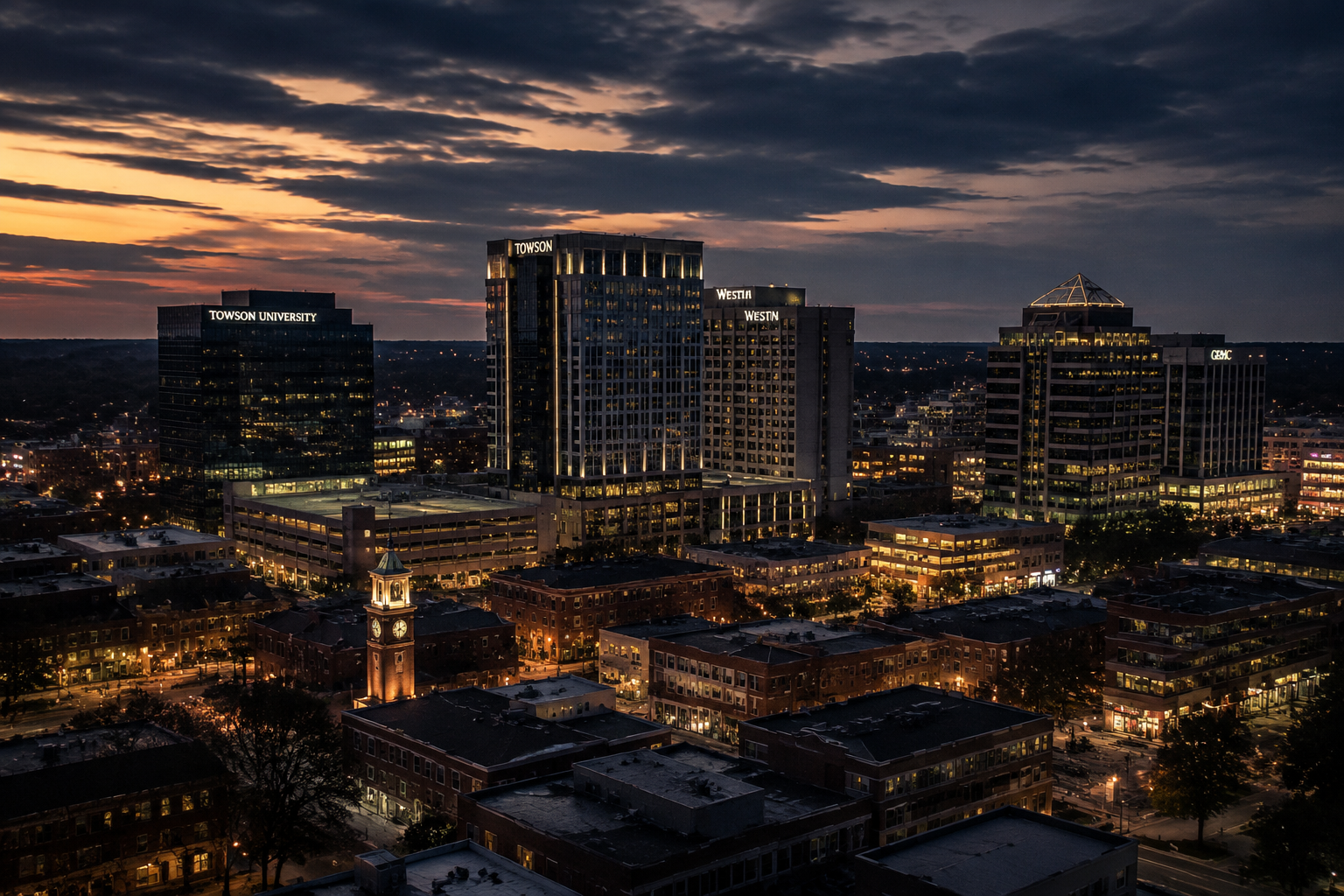 Towson, Maryland Night Scene — 3Cupid Cuckold Dating in Towson, Maryland