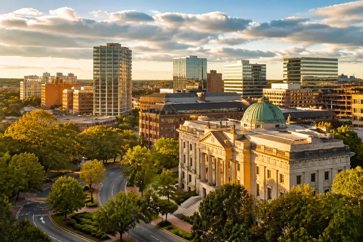 Towson-02-cityscape in Towson, Maryland