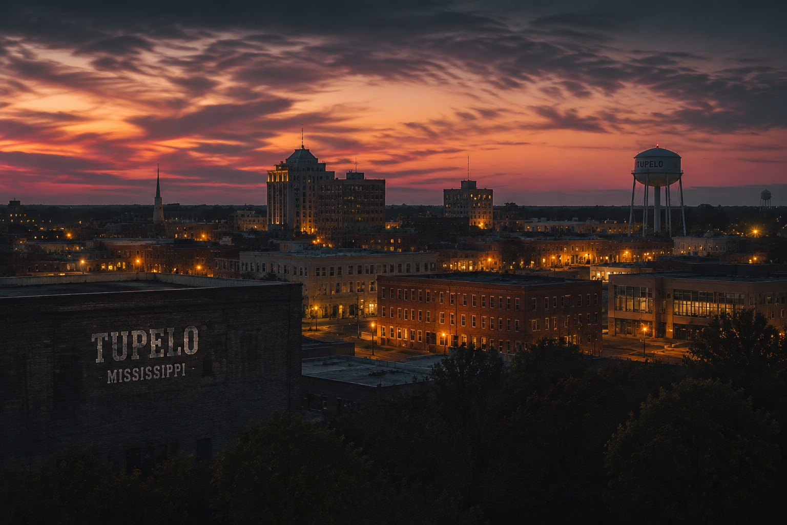 Tupelo, Mississippi Night Scene — 3Cupid Cuckold Dating in Tupelo, Mississippi