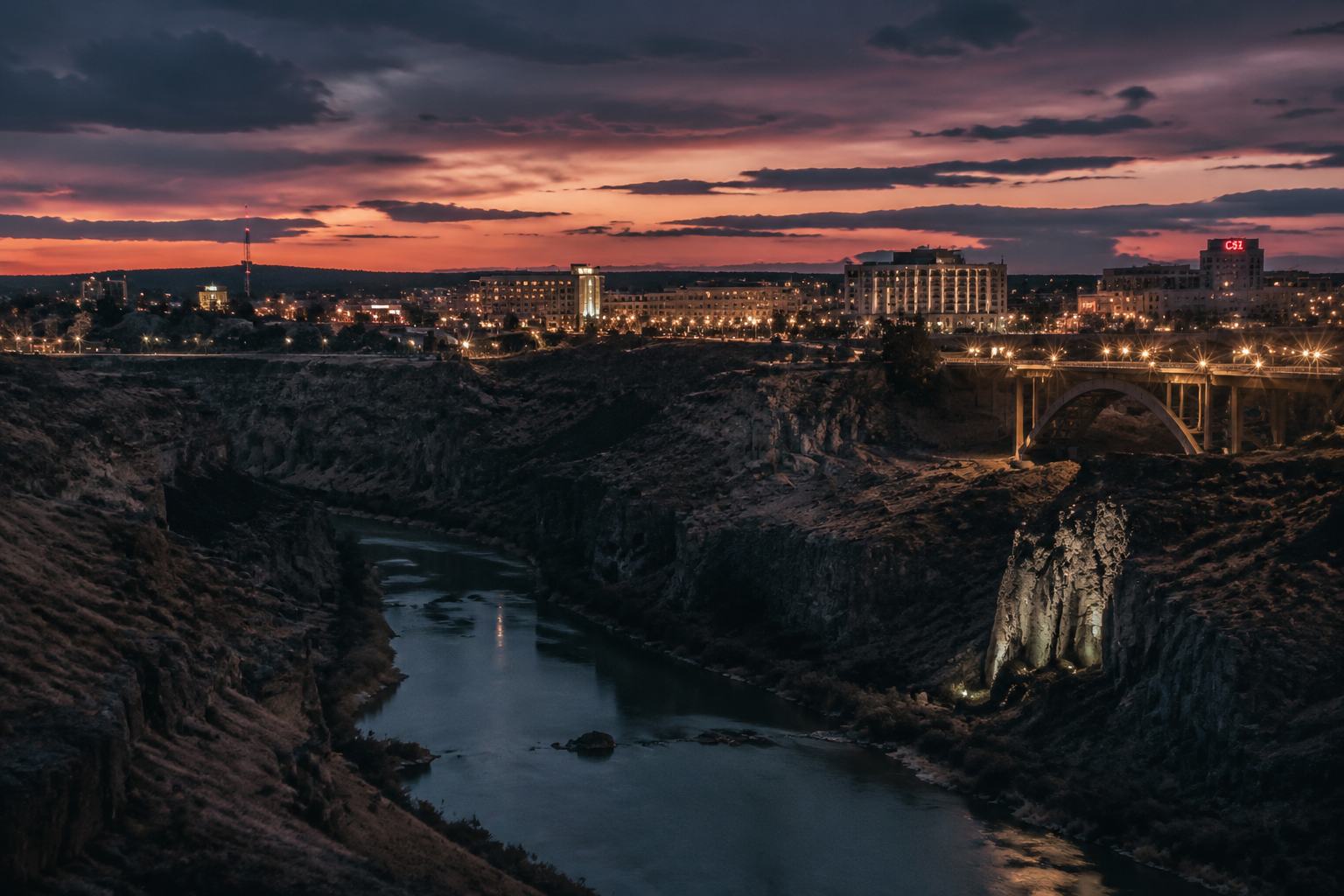 Twin Falls, Idaho Night Scene — 3Cupid Cuckold Dating in Twin Falls, Idaho