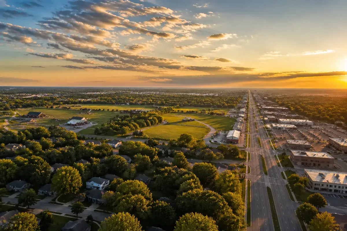 Urbandale-02-cityscape in Urbandale, Iowa