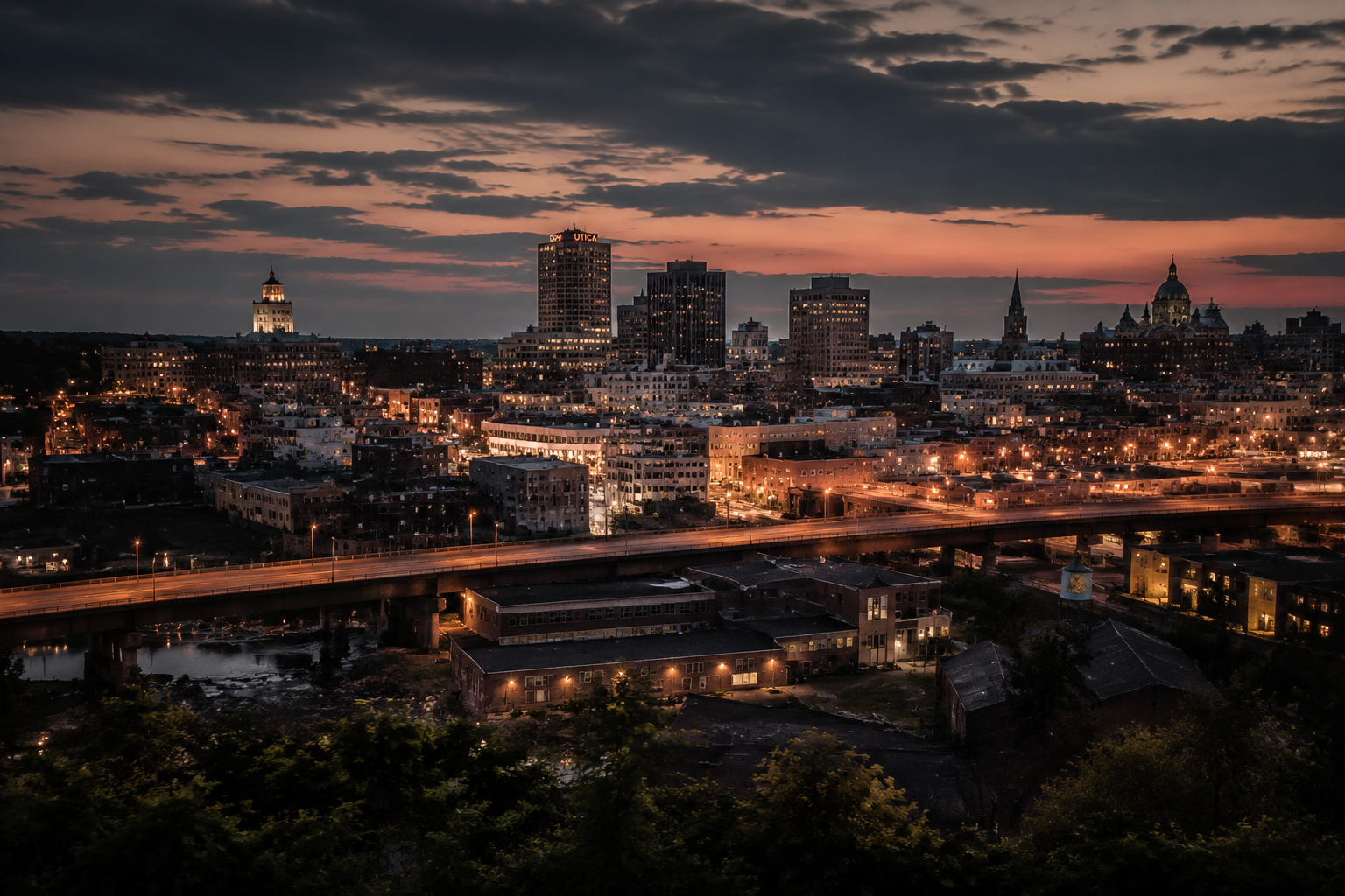 Utica, New York Night Scene — 3Cupid Cuckold Dating in Utica, New York