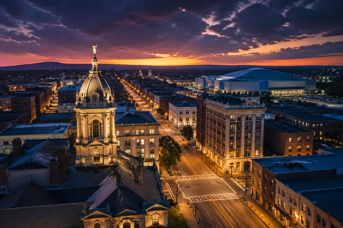 Utica-02-cityscape in Utica, New York