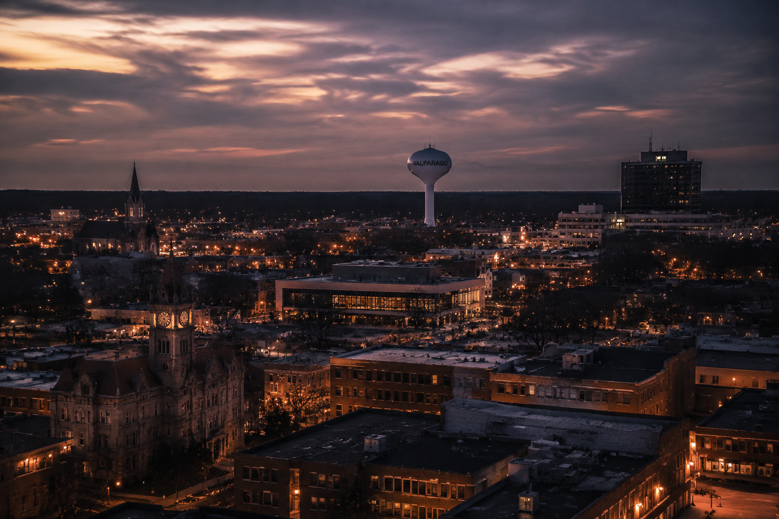 Valparaiso, Indiana Night Scene — 3Cupid Cuckold Dating in Valparaiso, Indiana