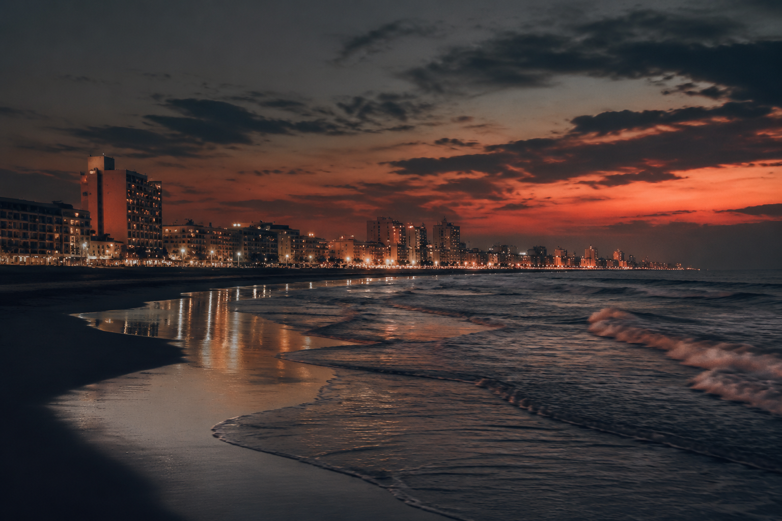 Virginia Beach, Virginia Night Scene — 3Cupid Cuckold Dating in Virginia Beach, Virginia