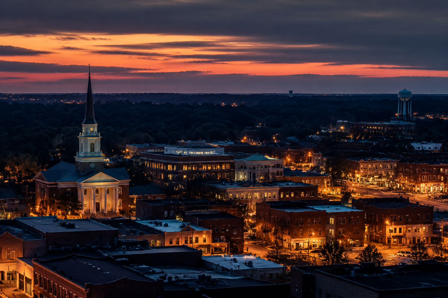 Wake Forest, North Carolina Night Scene — 3Cupid Cuckold Dating in Wake Forest, North Carolina
