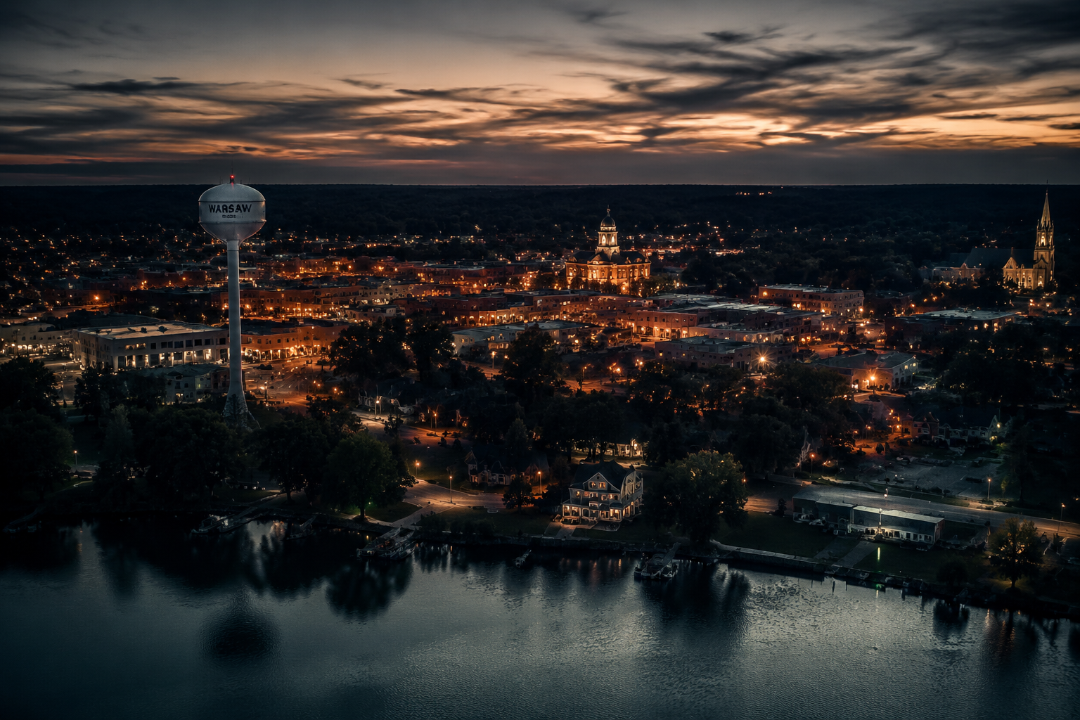 Warsaw, Indiana Night Scene — 3Cupid Cuckold Dating in Warsaw, Indiana