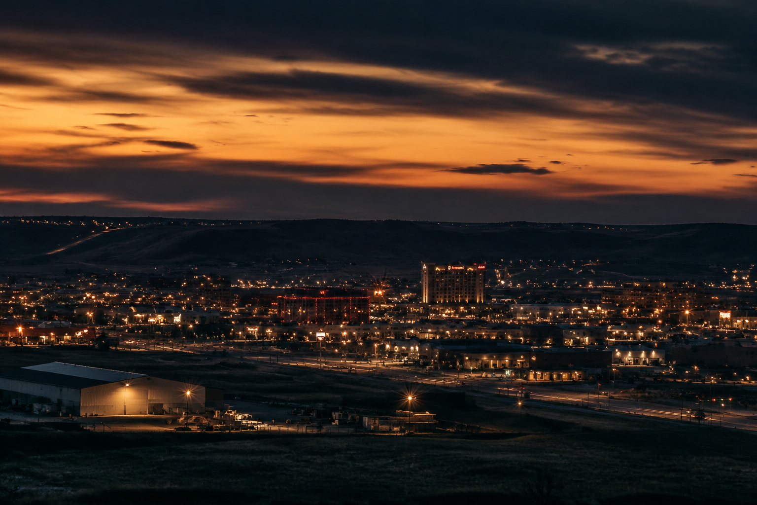 Watford City, North Dakota Night Scene — 3Cupid Cuckold Dating in Watford City, North Dakota
