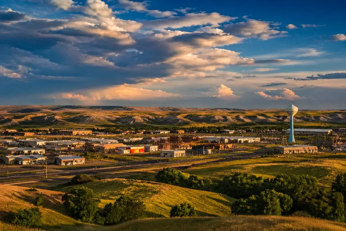 Watford-city-02-cityscape in Watford City, North Dakota
