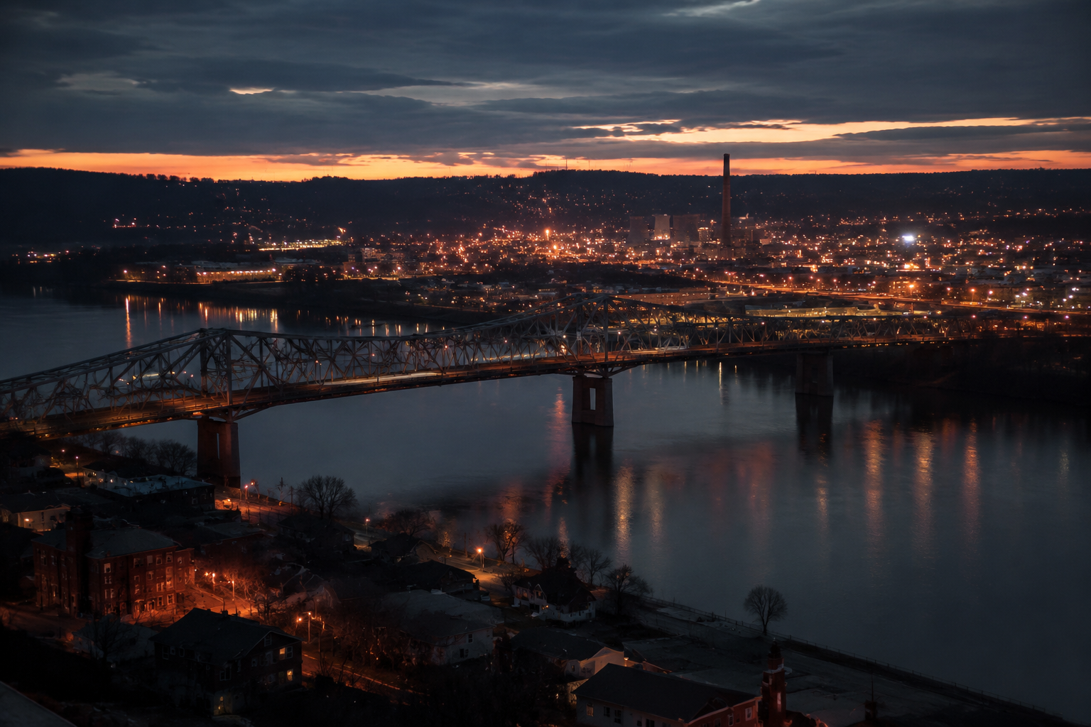 Weirton, West Virginia Night Scene — 3Cupid Cuckold Dating in Weirton, West Virginia