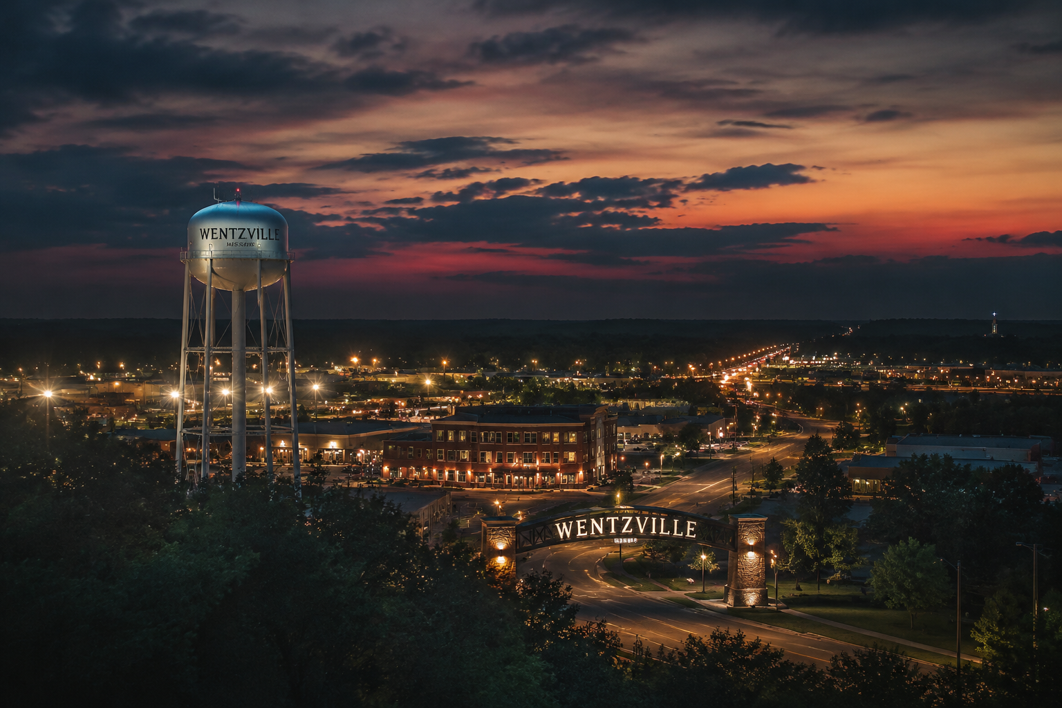 Wentzville, Missouri Night Scene — 3Cupid Cuckold Dating in Wentzville, Missouri