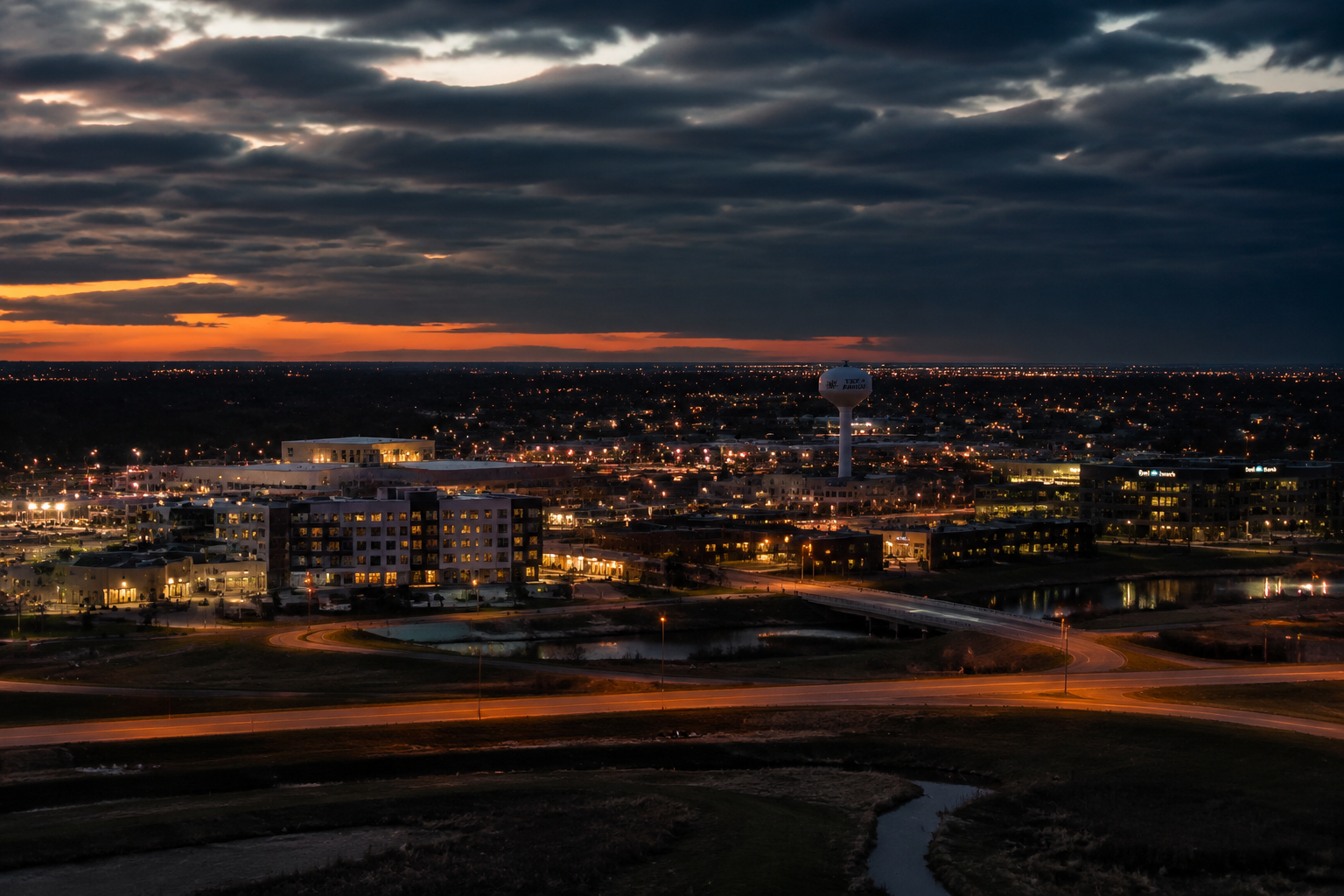 West Fargo, North Dakota Night Scene — 3Cupid Cuckold Dating in West Fargo, North Dakota