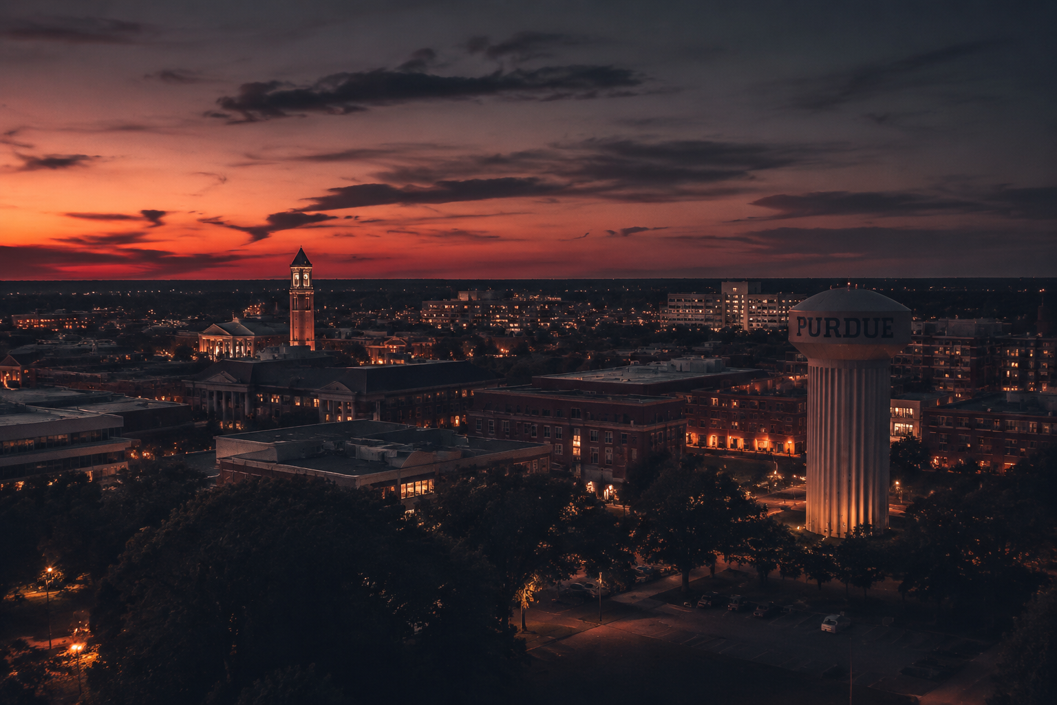 West Lafayette, Indiana Night Scene — 3Cupid Cuckold Dating in West Lafayette, Indiana