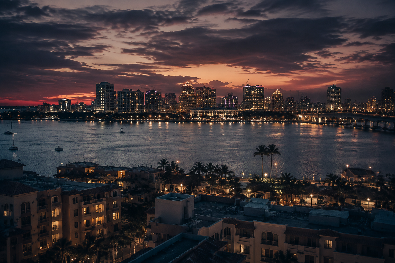West Palm Beach, Florida Night Scene — 3Cupid Cuckold Dating in West Palm Beach, Florida