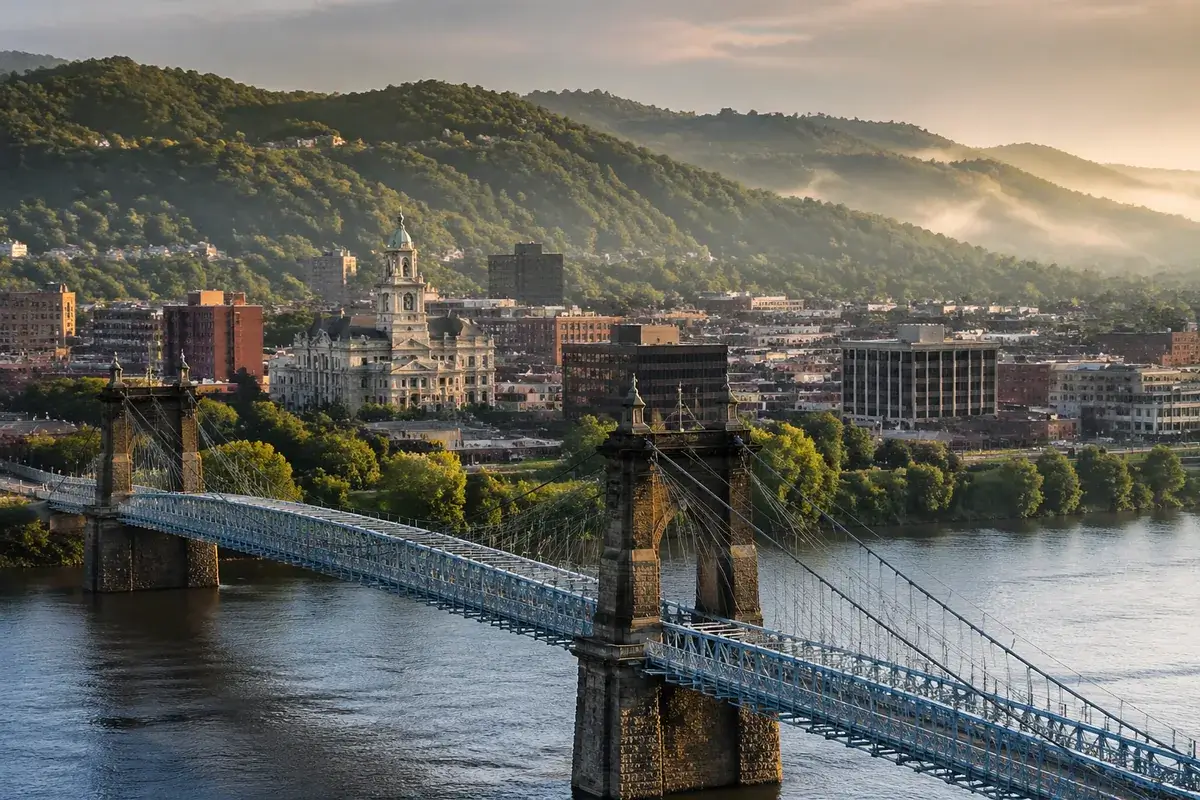 Wheeling-02-cityscape in Wheeling, West Virginia