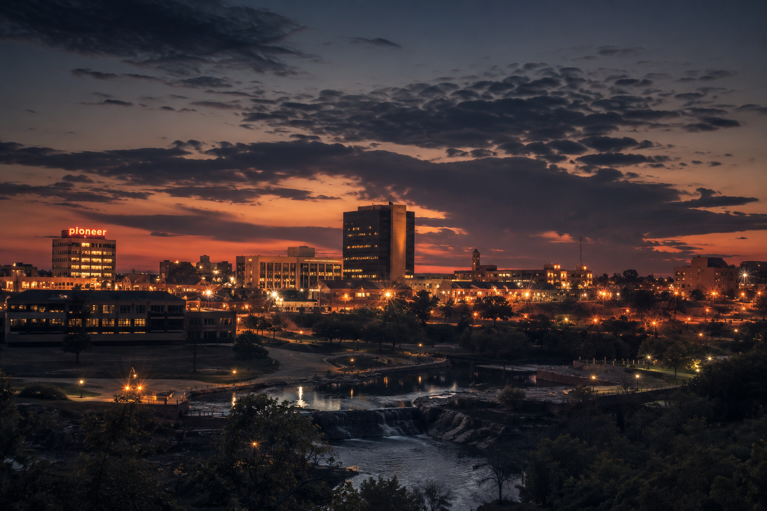 Wichita Falls, Texas Night Scene — 3Cupid Cuckold Dating in Wichita Falls, Texas