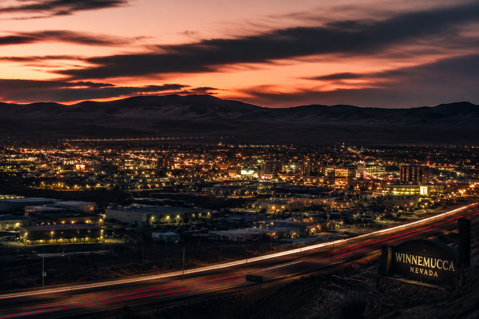 Winnemucca, Nevada Night Scene — 3Cupid Cuckold Dating in Winnemucca, Nevada
