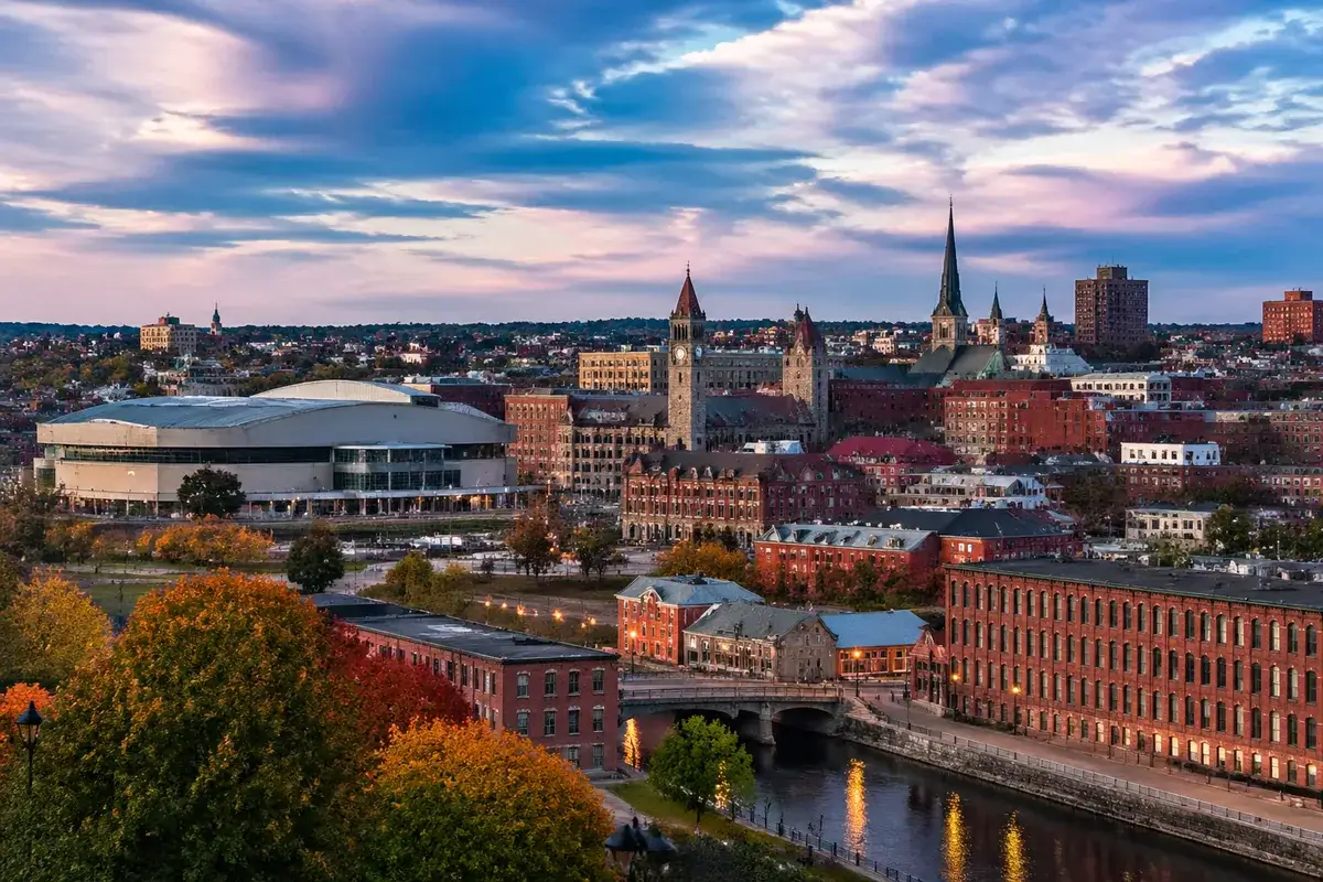 Worcester-02-cityscape in Worcester, Massachusetts