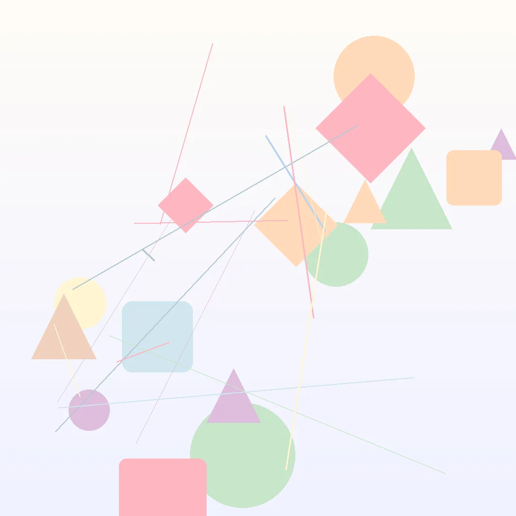 Puzzle pieces evaluating compatibility fit in geometric style