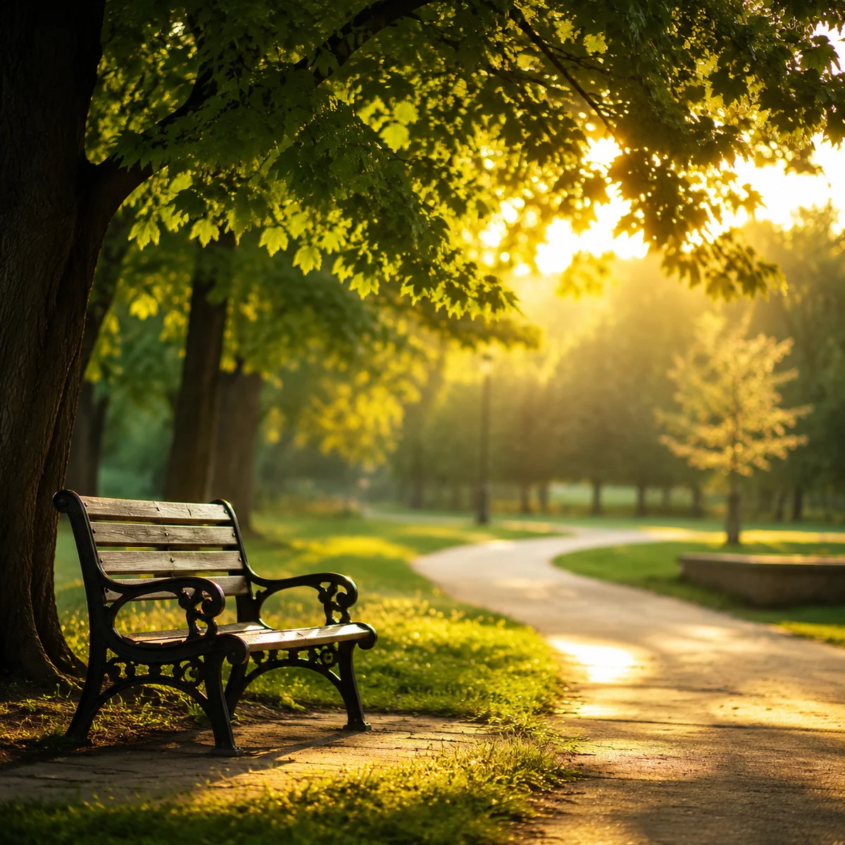 Editorial photography of a peaceful outdoor scene symbolizing closure
