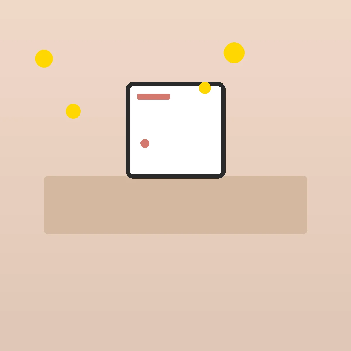 Smartphone showing a dating app interface with warm bokeh lighting