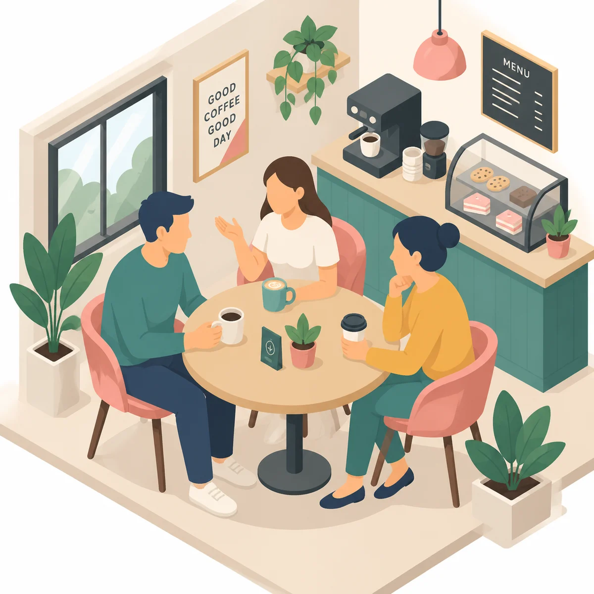 first threesome illustration 3