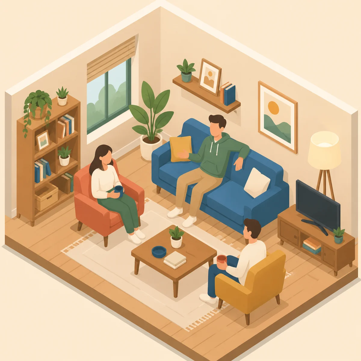 first threesome illustration 5
