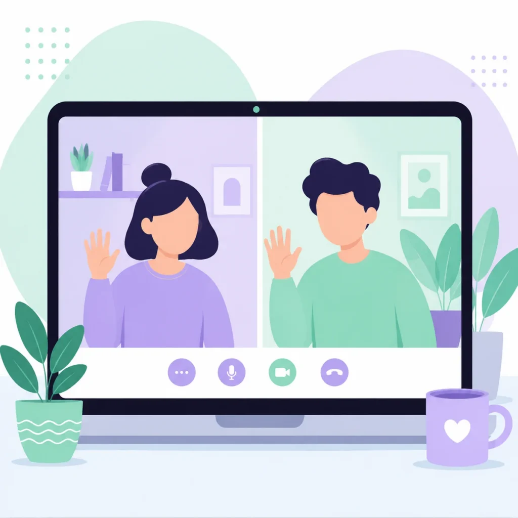 Video call as the first screening step when verifying potential threesome partners