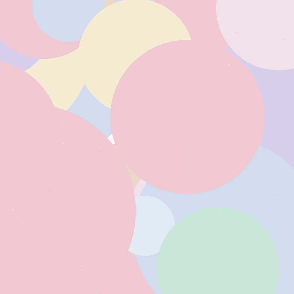 Abstract overlapping shapes in coral and teal representing different platform approaches