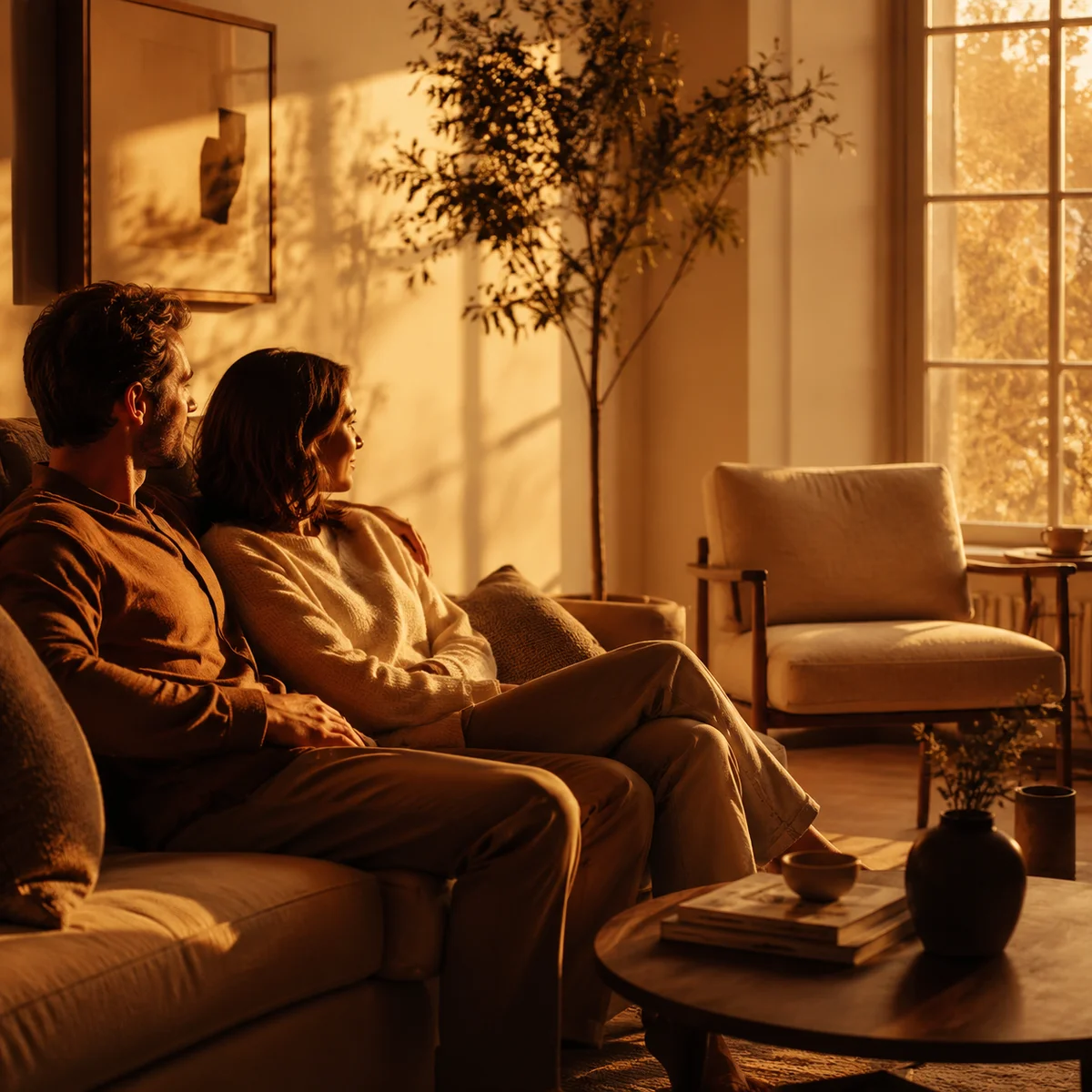 Couple creating space for a third in their relationship dynamic
