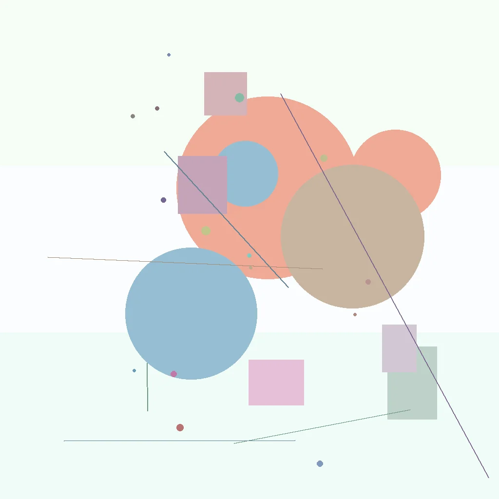 Flat vector illustration representing balanced group dynamics