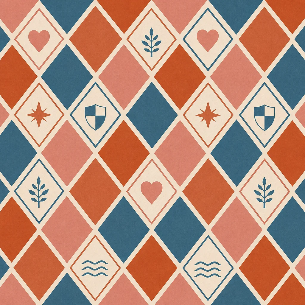 Geometric pattern showing building resilience is a patterned, intentional practice — small consistent actions create a structure that supports you through harder moments