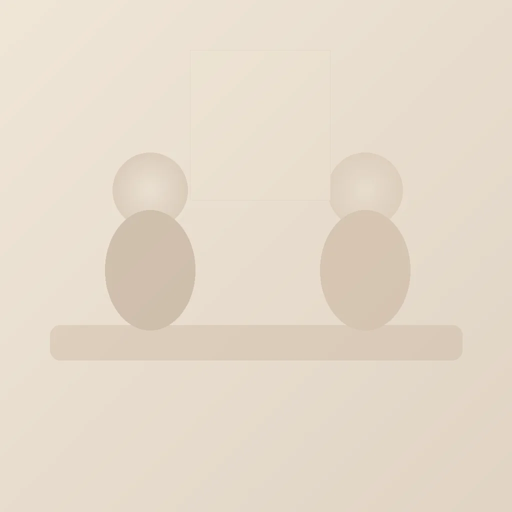 Two people having a deep conversation on opposite ends of a sofa in diffused daylight
