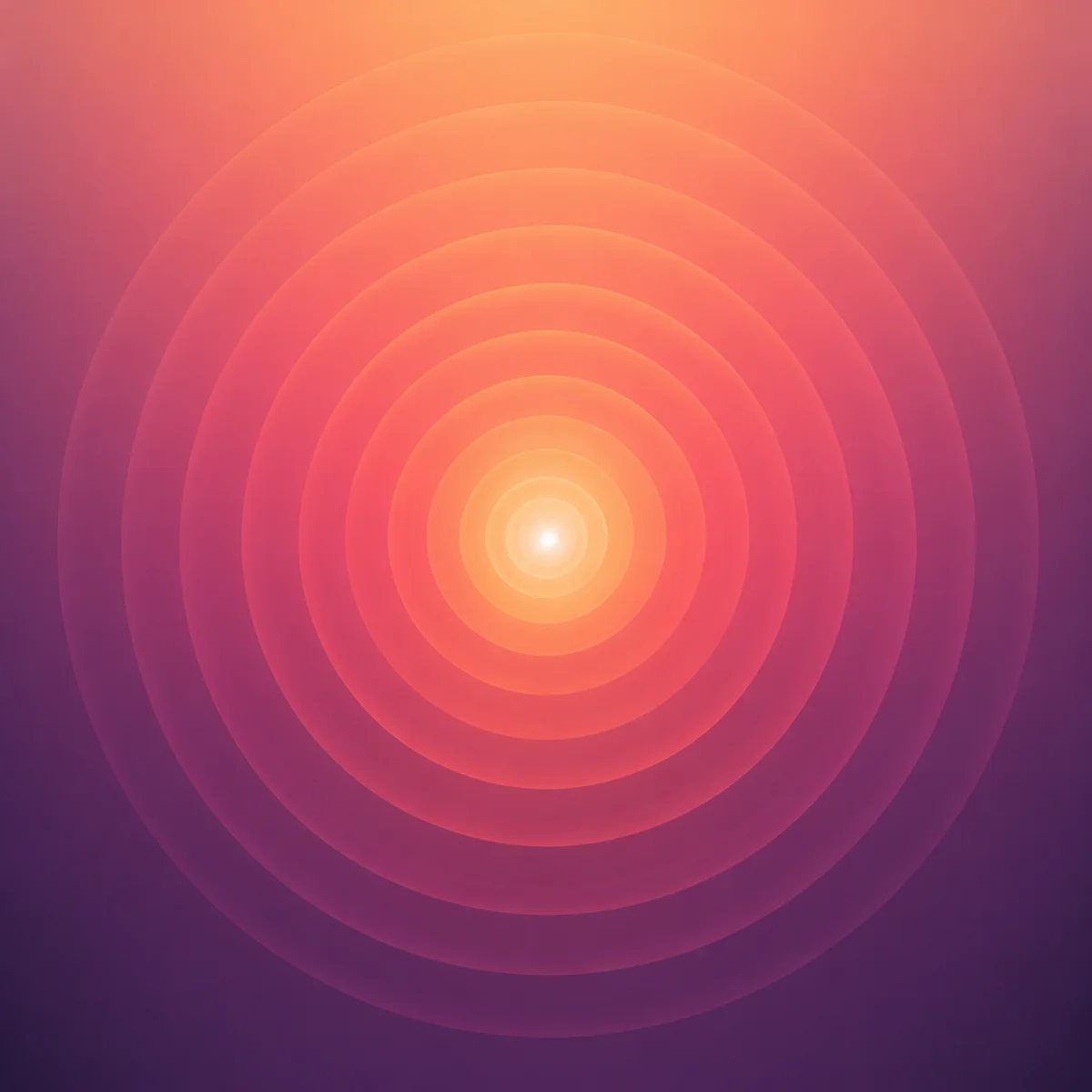Minimalist abstract of concentric waves symbolizing compersion and emotional expansion
