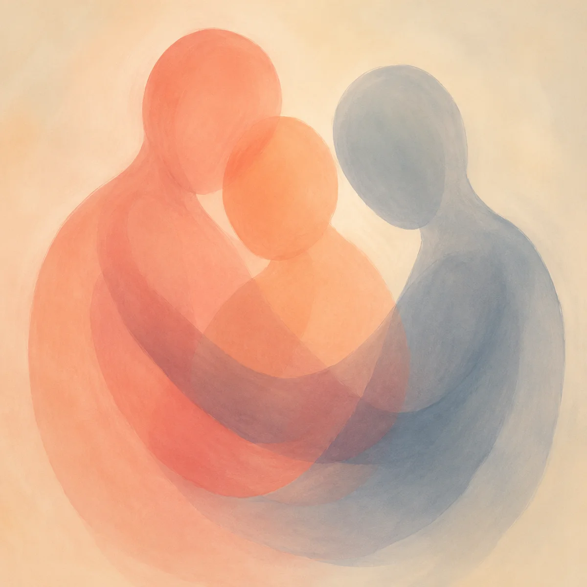 Two hands nearly touching in warm amber lighting, symbolizing consent and communication