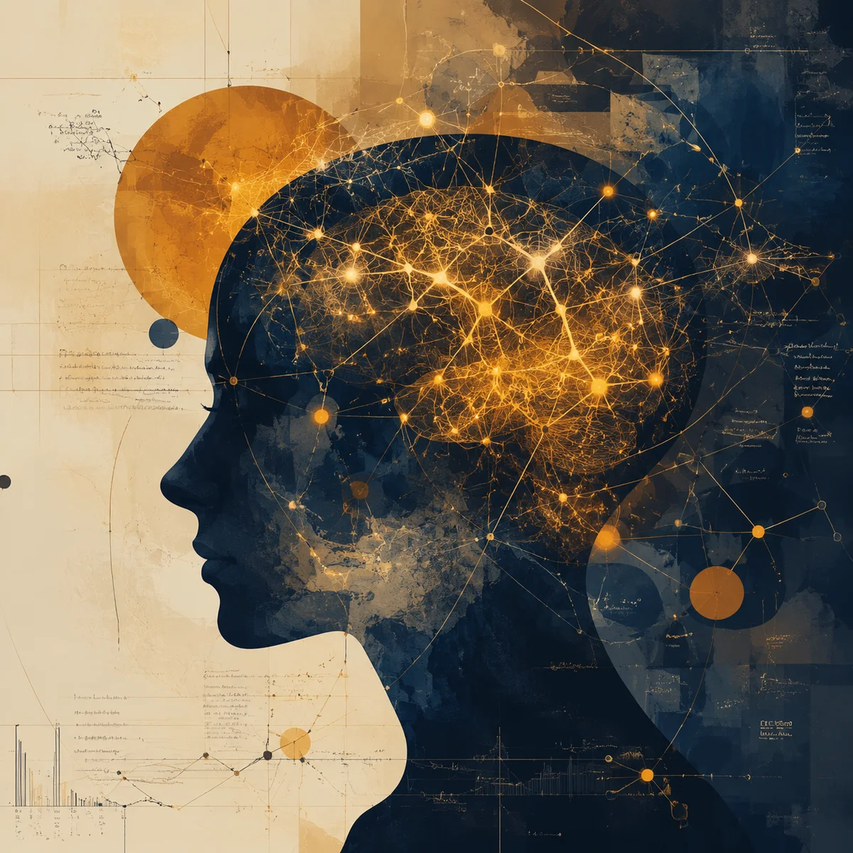 Abstract neural pathways representing psychological exploration of cuckold fantasies