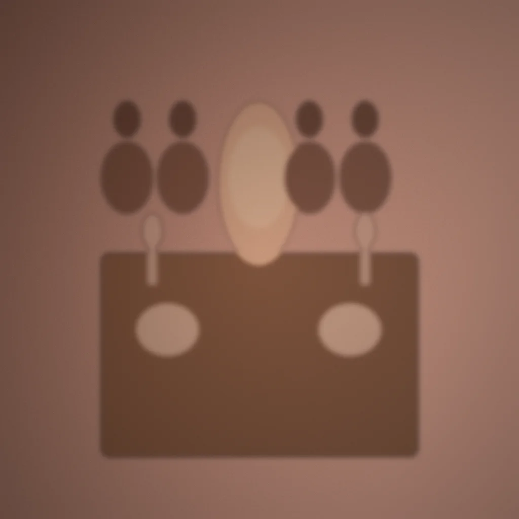 Two couples enjoying dinner together - lifestyle social connection in warm tones