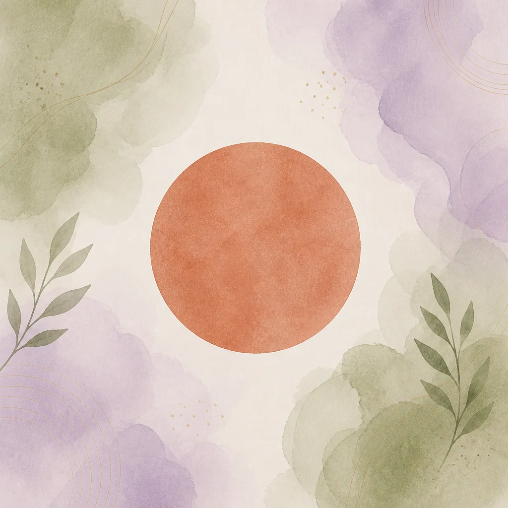 Abstract grounding concept showing a centered focal point amid soft surrounding elements