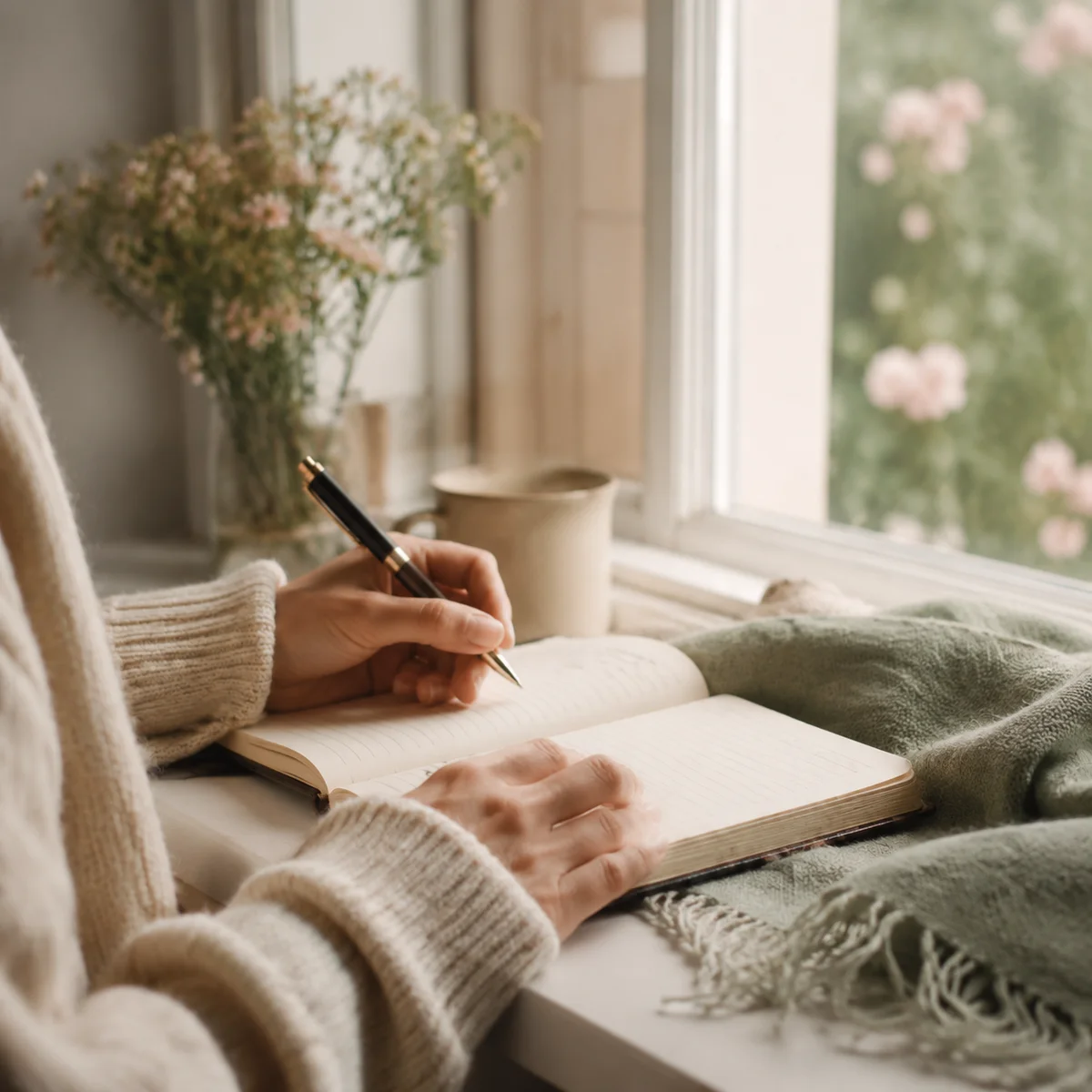 Journaling thoughts before talking about the hotwife lifestyle