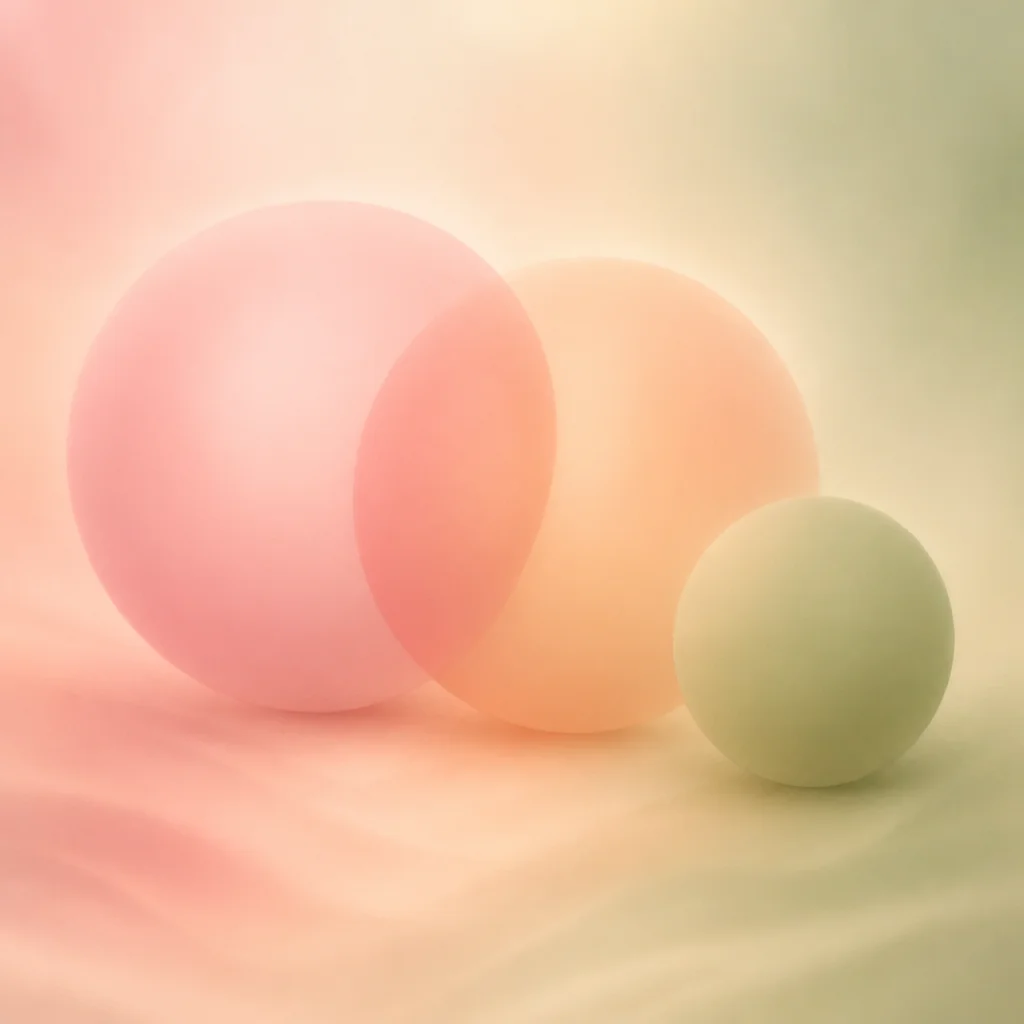 Abstract illustration of two partners discussing a one penis policy in non-monogamy